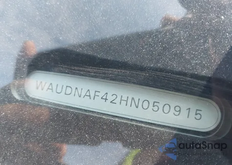 2017 Audi A4 2.0T Season Of Audi Premium from USA, damaged, VIN WAUDNAF42HN050915